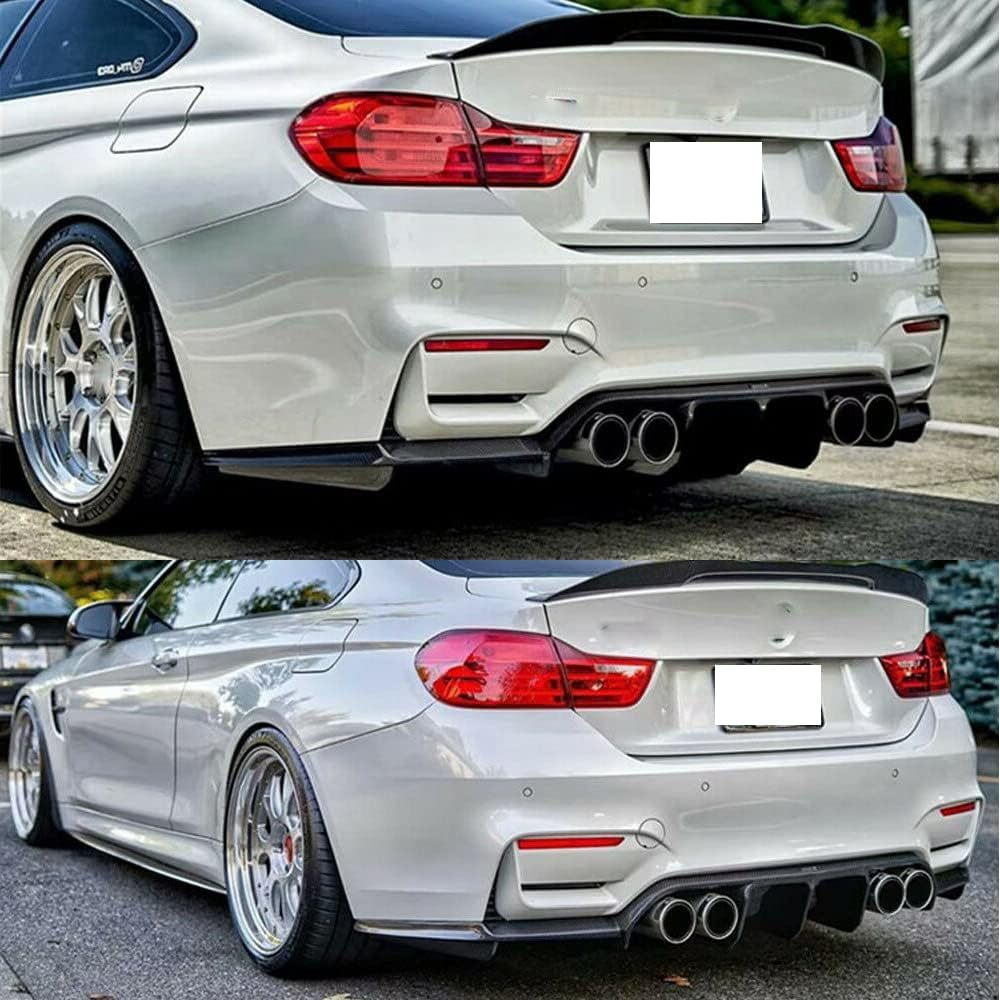 for BMW F80 M3 F82 F83 M4 Carbon FIber 3PC V Style Rear Bumper Diffuser 2015-20