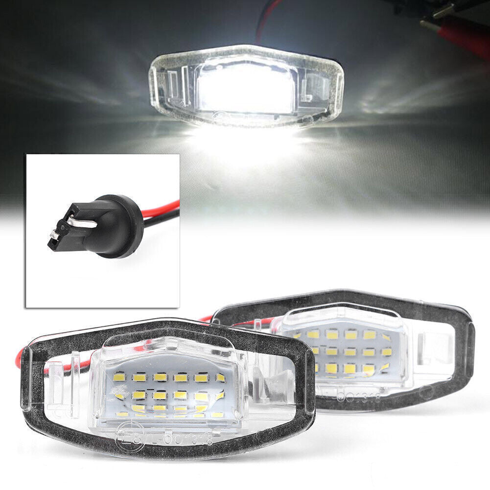 2pcs LED Tail License Light Lamp Fit for Honda for Civic VII4/5Door/VIII 2006-2015 Car