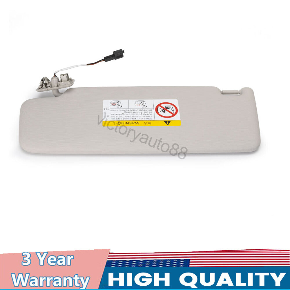 One-piece set of right sun visor and vanity mirror suitable for Volkswagen for Golf , for Jetta MK7, T-Cross for Passat , B8, CC