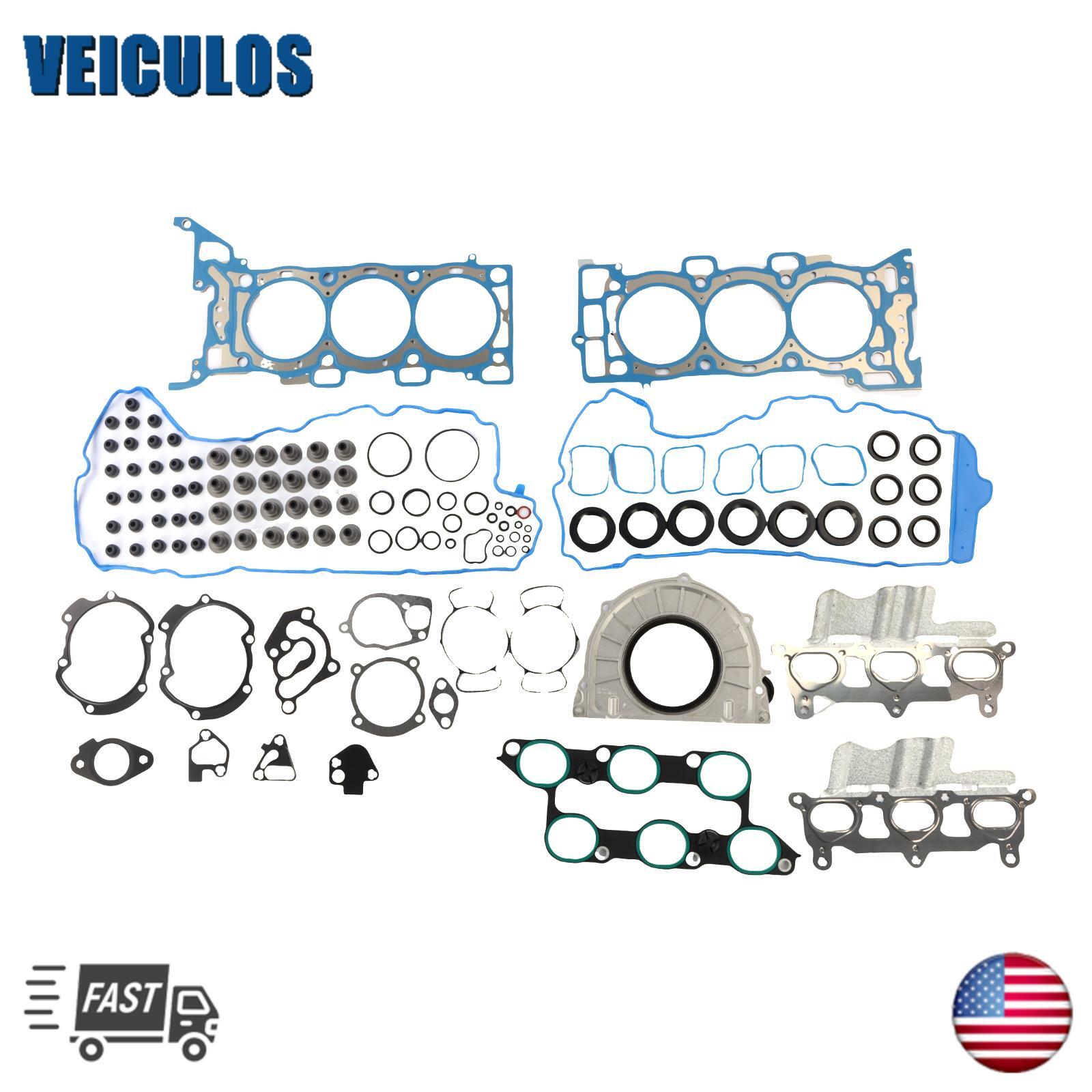Full Gasket Set For 2009-2016 for Buick Enclave for Chevrolet Tranverse for GMC Arcadia 3.6L