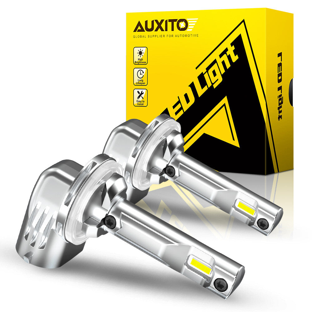 AUXITO 881 LED FOG Red Mountain Pink DRL 6500K White Light 886 889 894