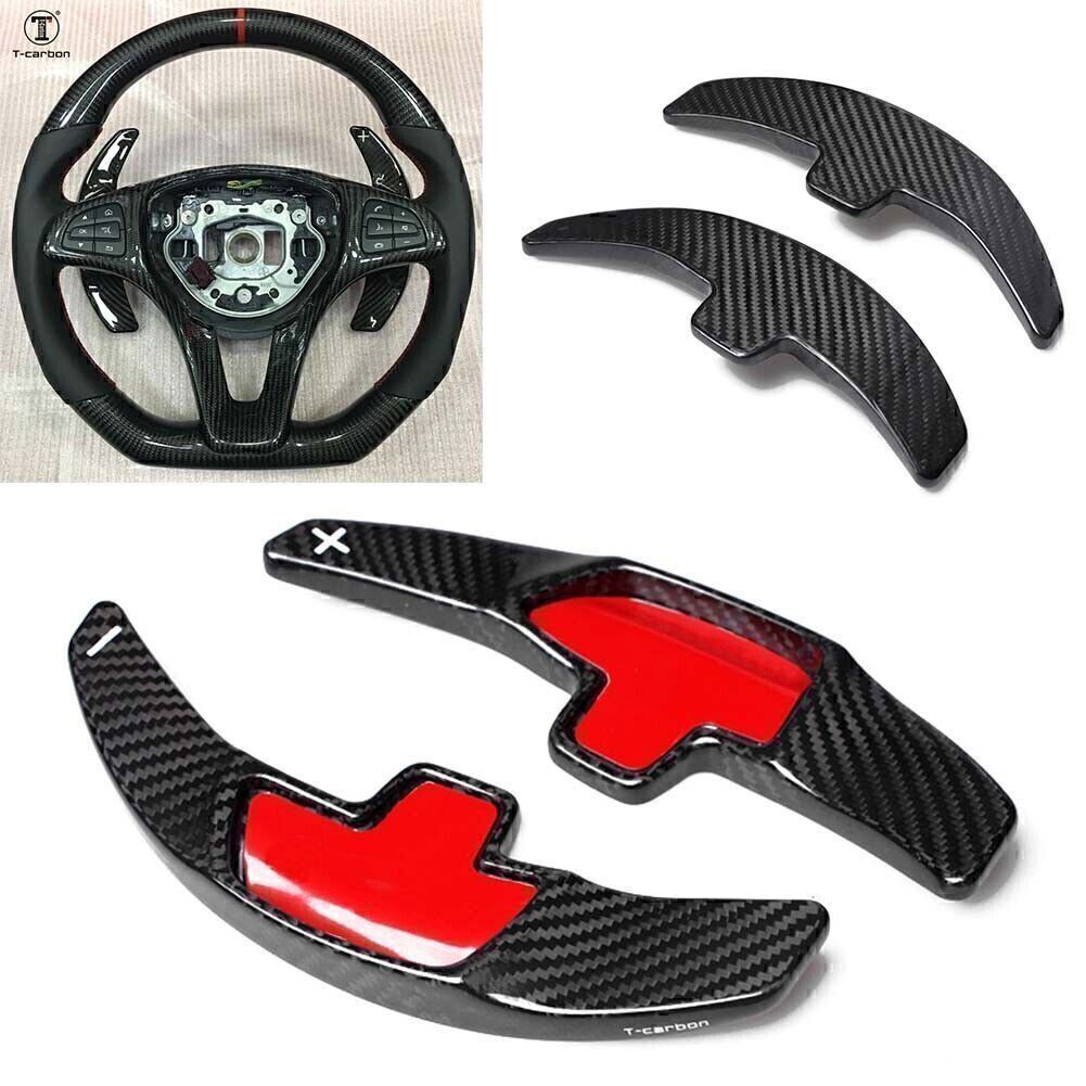 Schaltwippen Verl?ngerung Kohlefaser Carbon F¨¹r for Benz GLA GLC CS Class W205