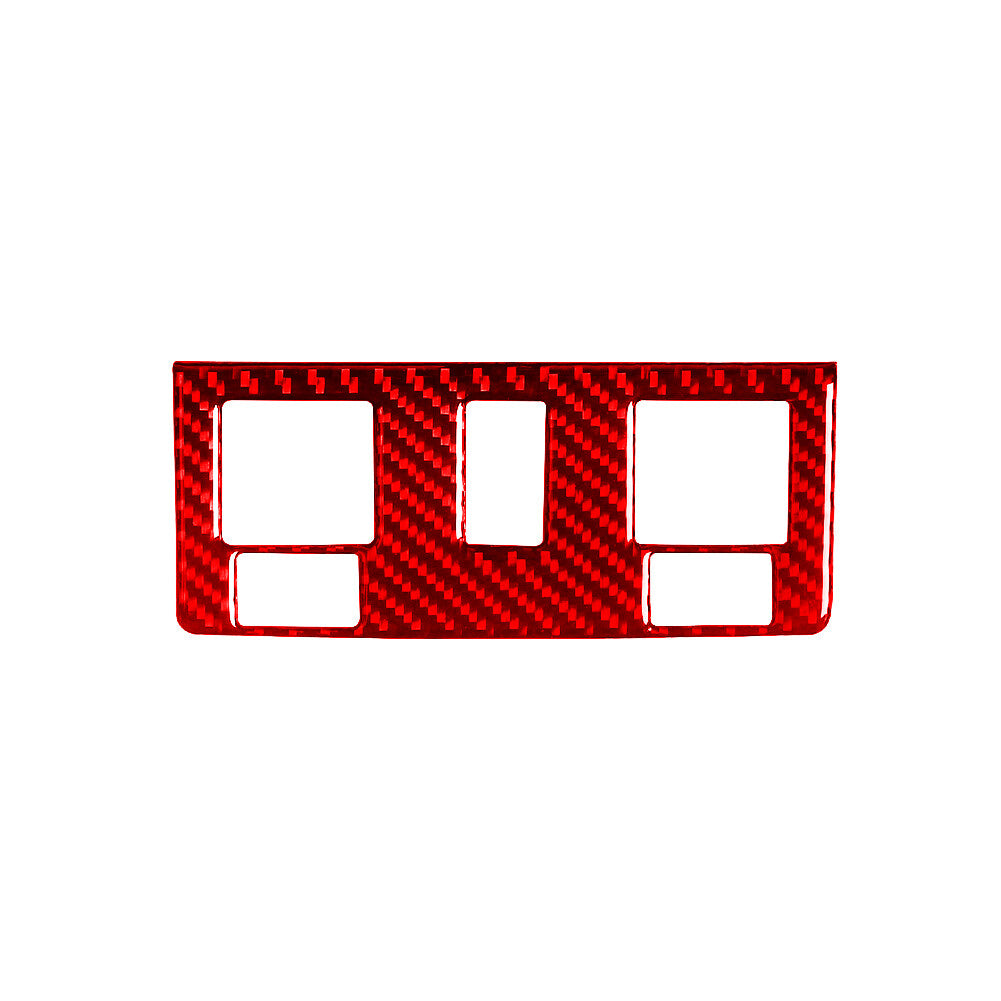 Red Carbon Fiber Sunroof Button Trim For Silverado/tahoe/ for sierra 2007-2014 Type A