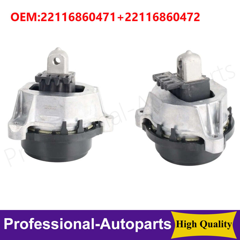 One pair of left and right engine mounts suitable for BMW xDrive 540i 640i 740i X3 X4 X5 X6