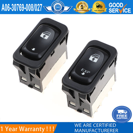 Two front left window switches for Freightliner Columbia Century 2001 - 2011