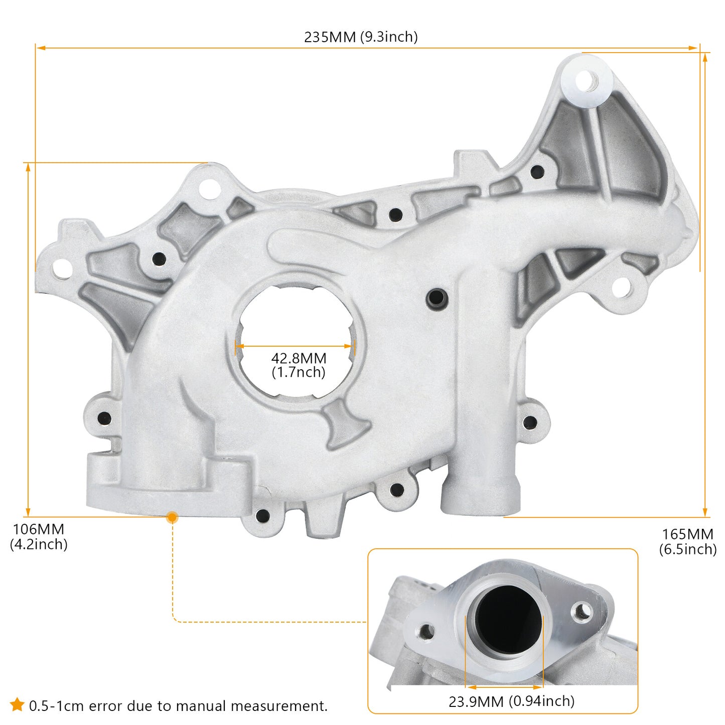 for Ford 3.5L 3.7L 2007-2020 Aluminum High Volume Engine Oil Pump M390HV