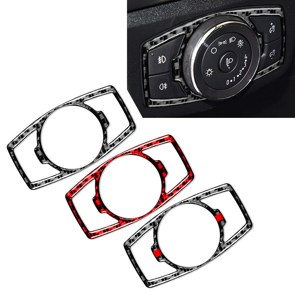 Headlight Switch Control Decorative Panel Trim for Ford Fusion Mondeo 2013-19