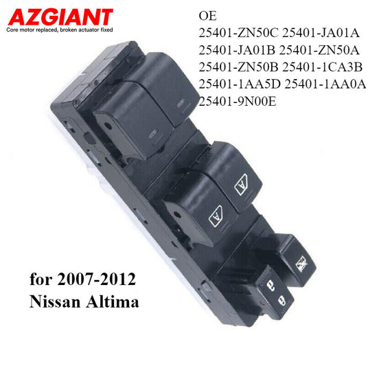 2007-2012 for Nissan Altima front left drive side power window switch