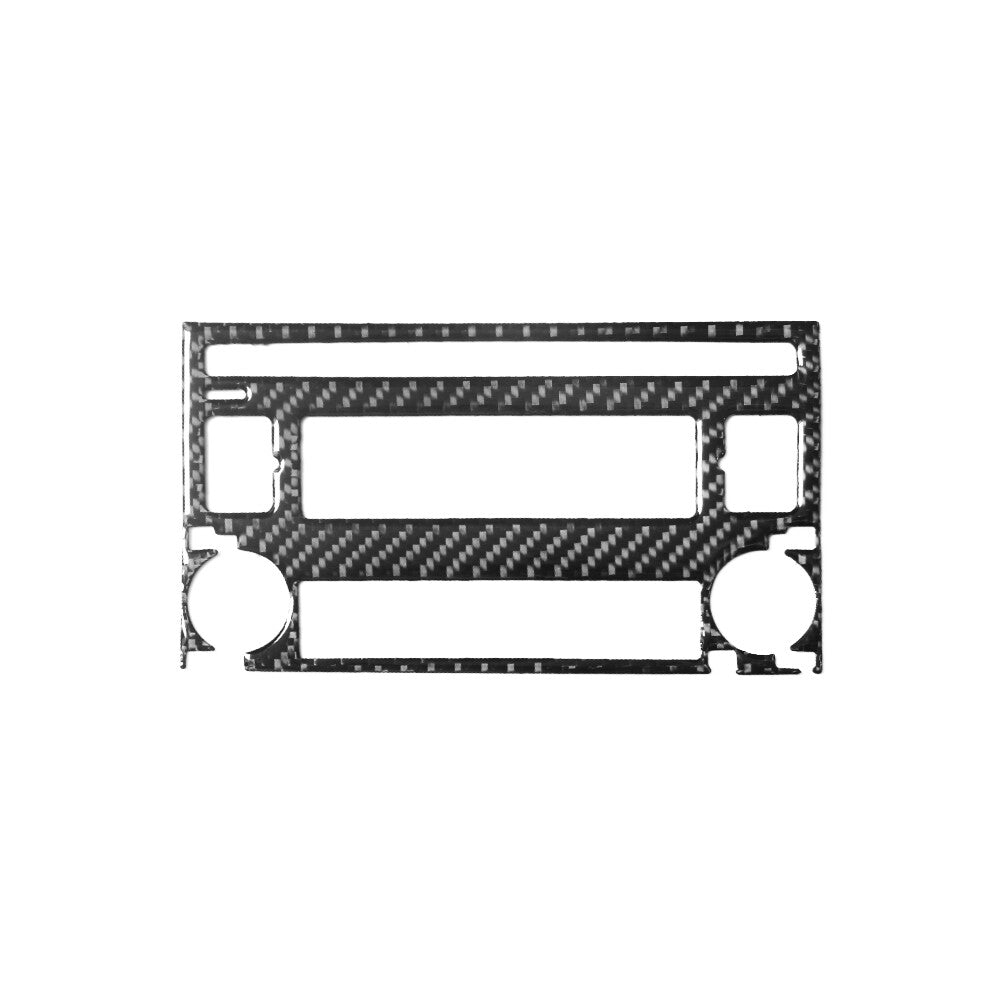 Carbon Fiber Radio With CD Player Type B Cover Trim for Hyundai Azera 2006-2011