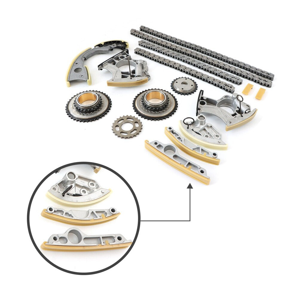 Engine Timing Chain Kit  Gears for Audi Q5 A6 3.2 3.0 V6 for A8 S8 4.0 V8 CCAA CALA