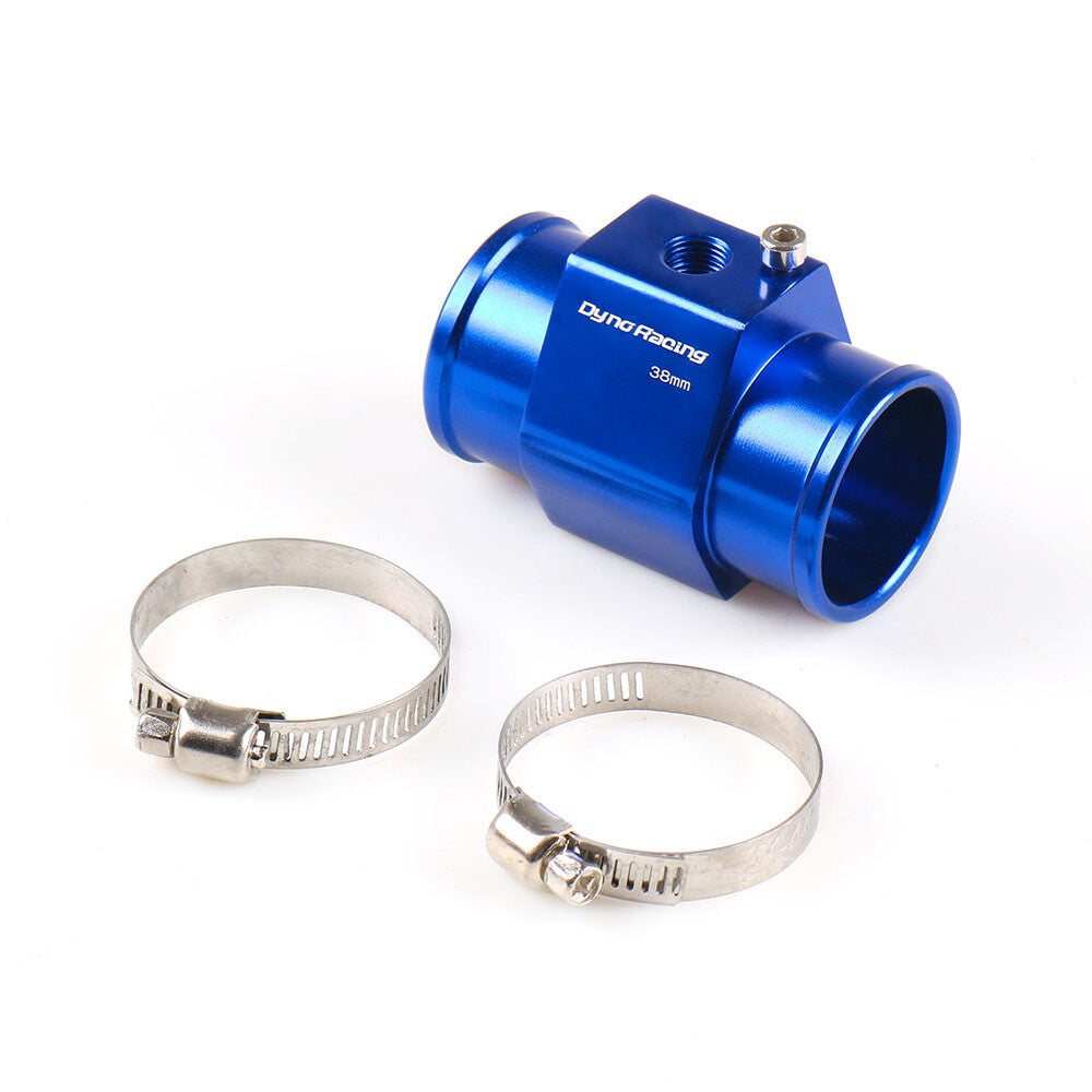38mm Blue Water Temp Temperature Joint Pipe Sensor Gauge Radiator Hose Adapter