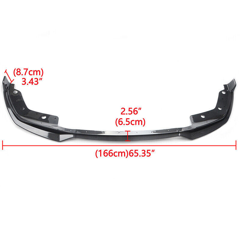 M SPORT CARBON FIBER FRONT BUMPER SPOILER LIP FOR 19-2022 for BMW 3-SERIES G20 M340I