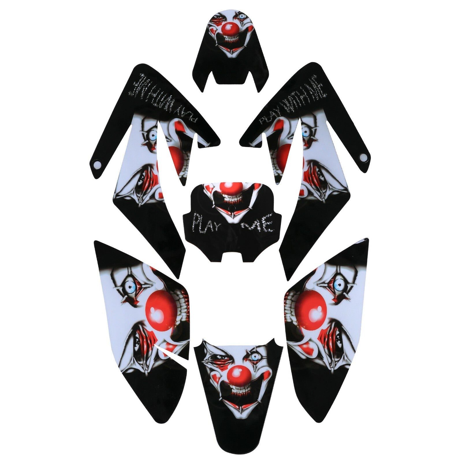 Decal and graphic kit for Honda CRF70 125cc and 150cc Pit bicycles and motorcycles