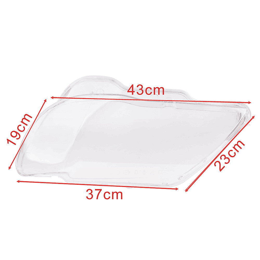 Transparent headlight lens cover for BMW 7 Series, E65, E66, LCI (2005-2008) - Right/Left