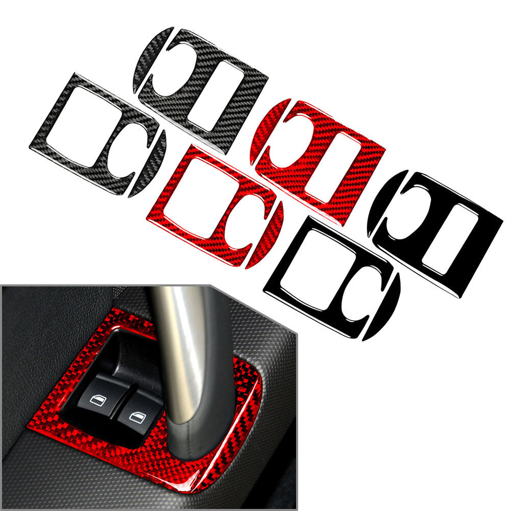 Car Door Window Lift Switch Panel Cover Trim for Audi TT TTS TTRS 2008-2014