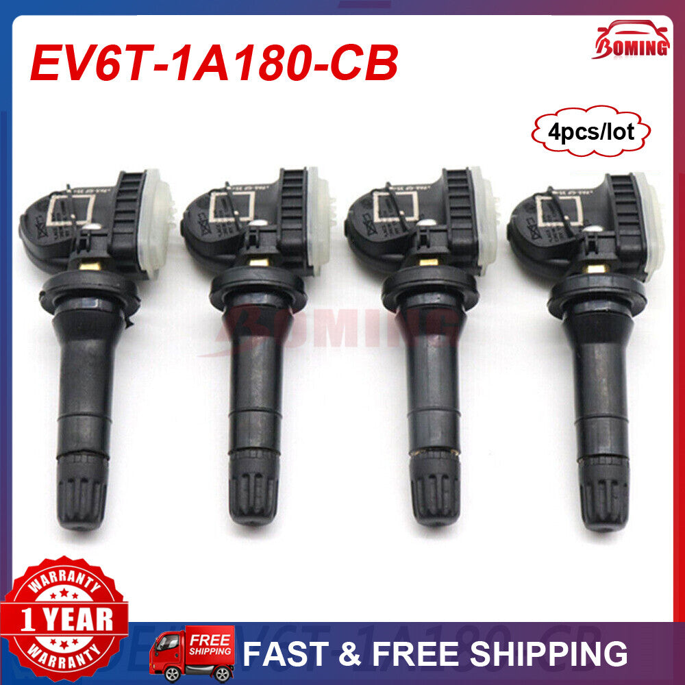 4-piece TPMS EV6T-1A180-CB tire pressure monitoring sensors for Ford Focus Ranger 433MHz