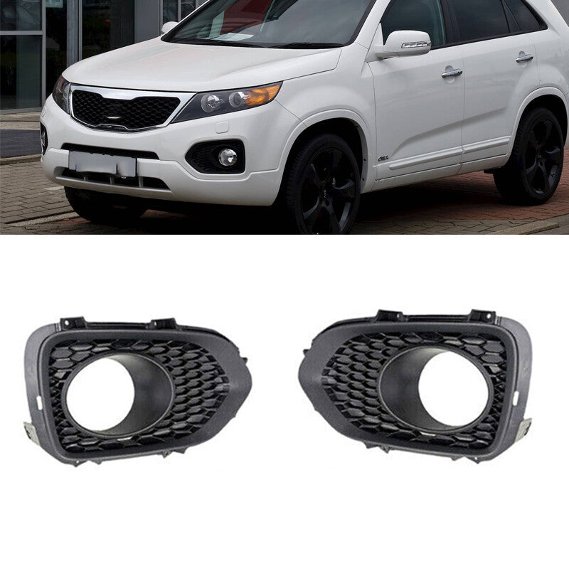 For 2010-2012 for Kia Sorento LHRH Front Fog Light Hole Cover Bezel Fog Lamp Cover