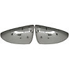 2x Front LH+RH Mirror Cover Caps Plastic Unpainted For 2007-2015 for Mazda 2 MK2