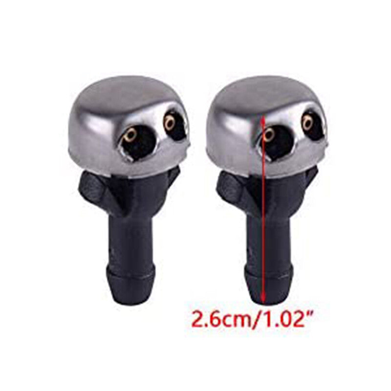 2x Car Windshield Washer Nozzle for Benz W114 W115 380SL 560SL 350SL 1078600147