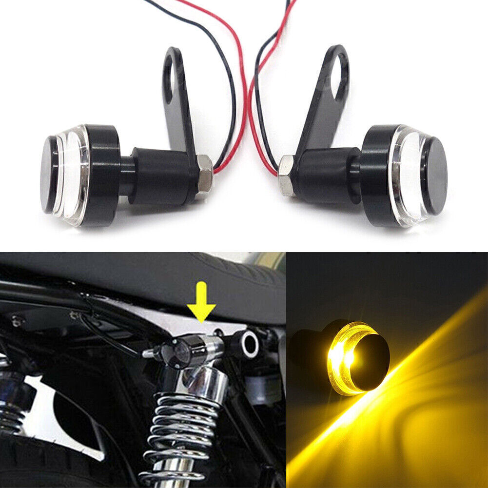 Motorcycle Turn Signal Light Rear Shock Bracket Relocater Holder Fit Cafe Racer