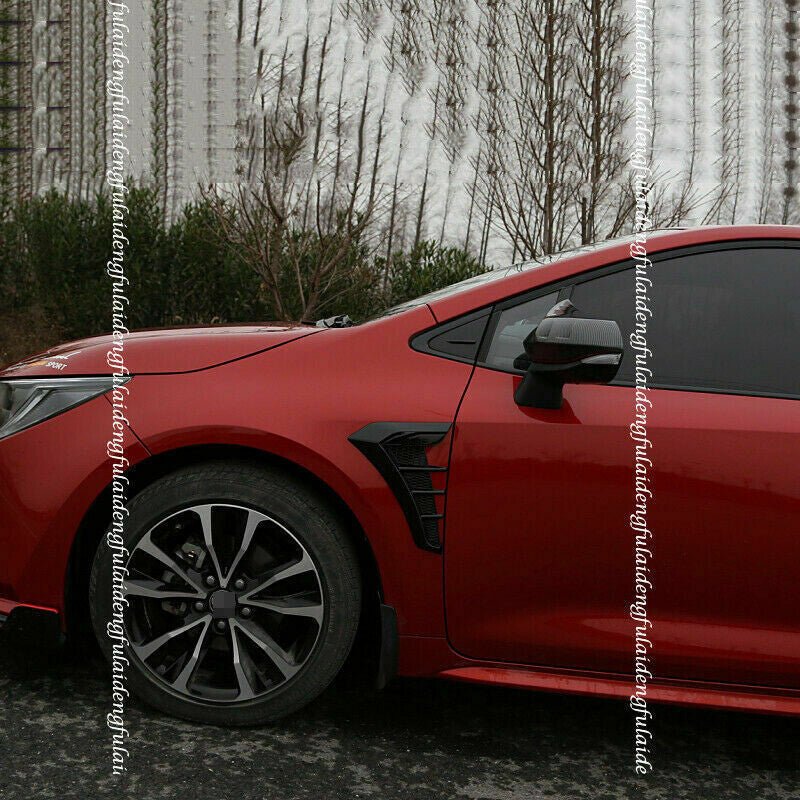 for Toyota for Corolla 2019-2023 Carbon Side Body Fender Vent Hood Intake Trim Cover