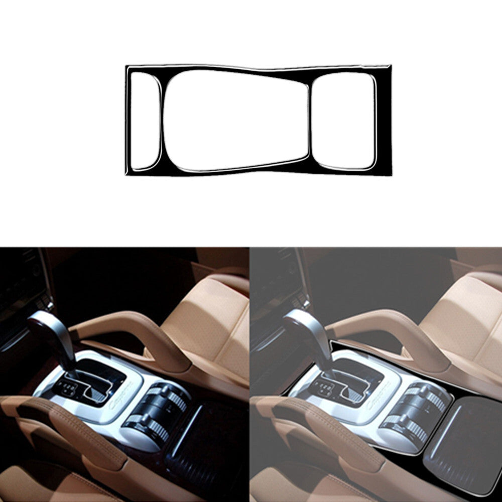 Gloss Black Gear Shift Panel Cover Trim for Porsche for Cayenne Sport SUV 2003-2010