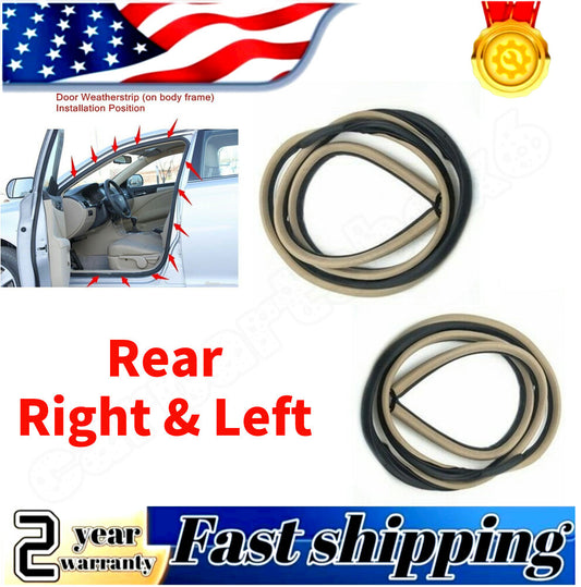 Rear RL door rubber Weatherstrip body seal for Honda Accord sedans 2008-2012