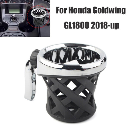 Handlebar Cup Holder Drink W/ Mesh Basket Mount Longer for Honda Goldwing GL1800