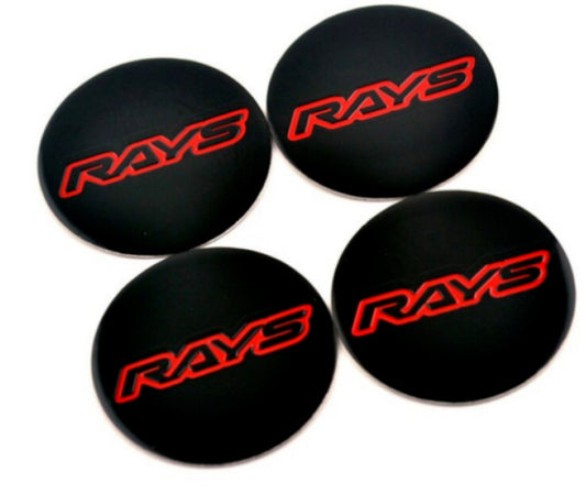 Brand new 4x45mm black and red wheel decals, rim decals, and light-up decals.