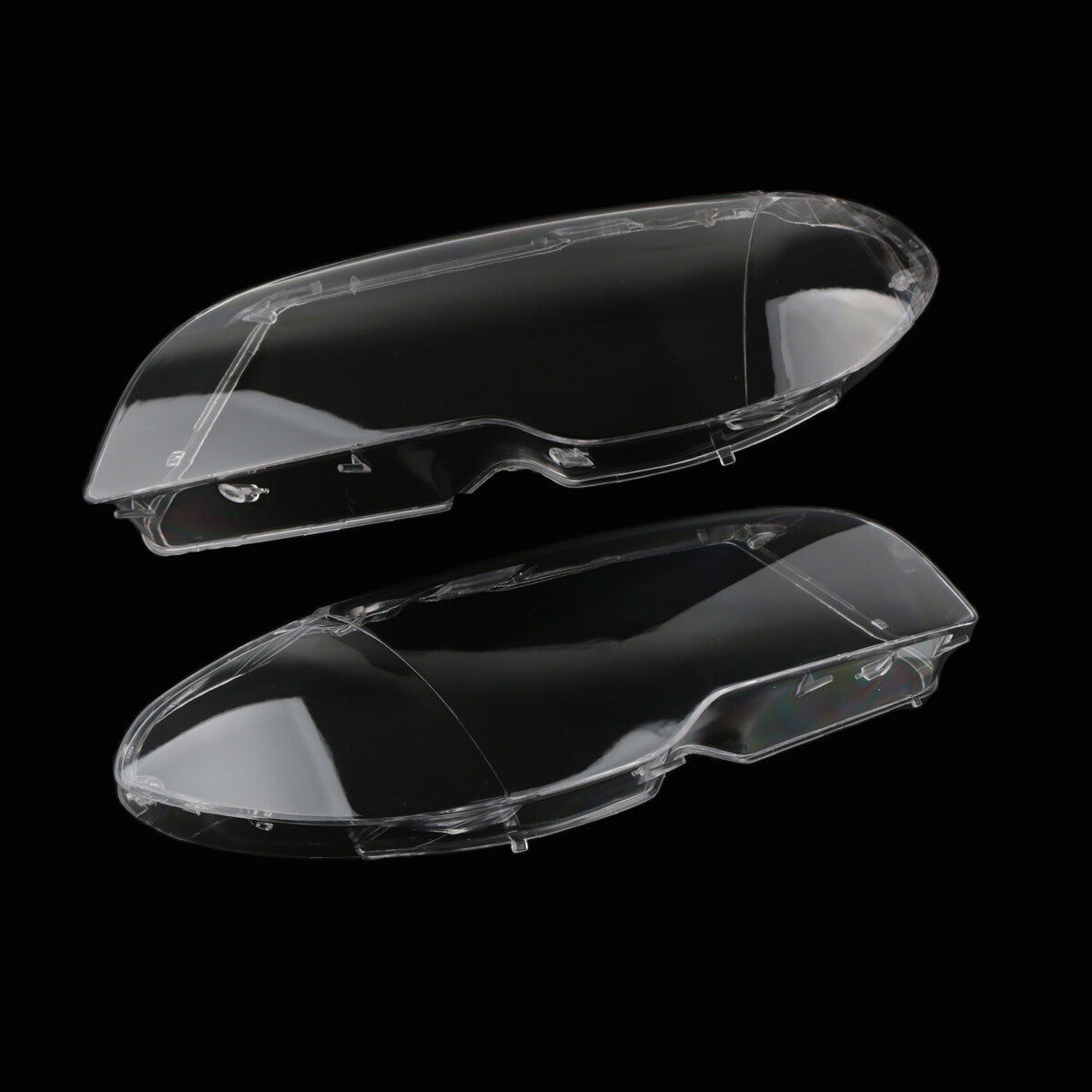 Pair Headlight Headlamp Lens Cover For 2004-2006 for BMW 3 Series E46 2DR Coupe