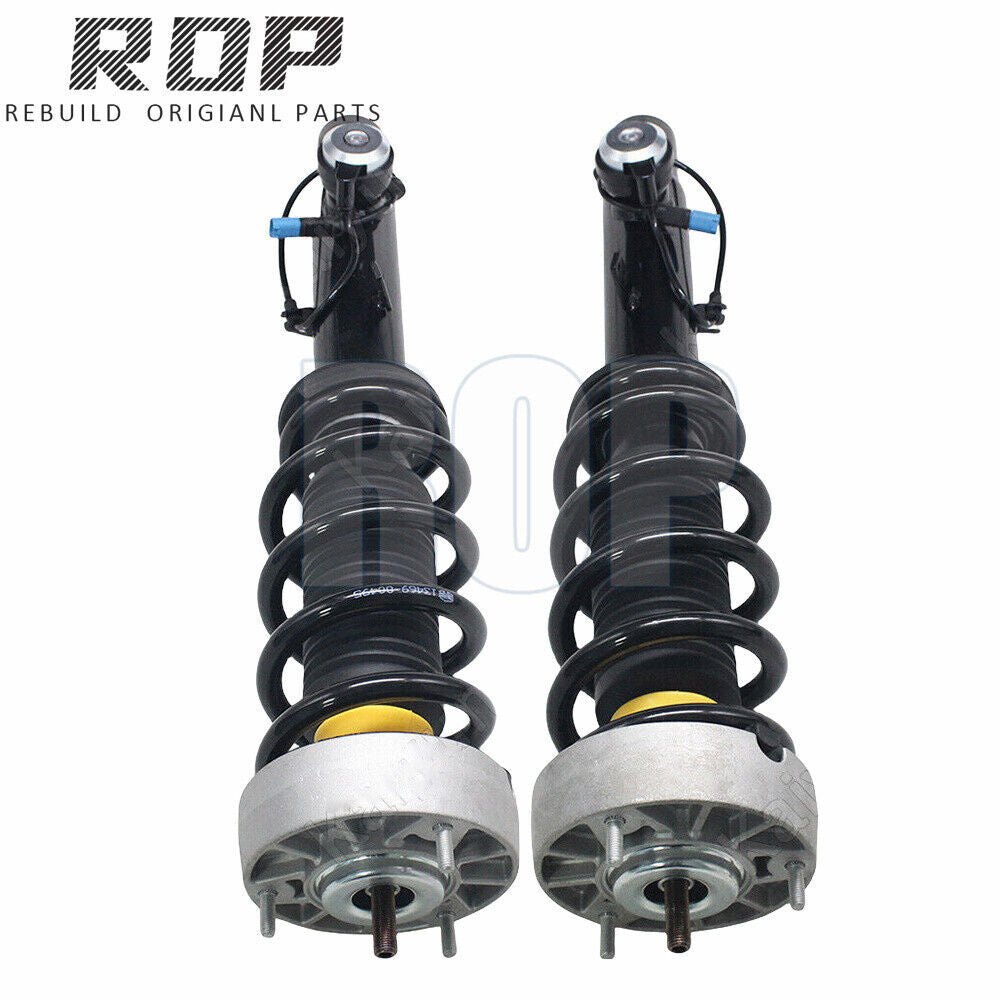 Pair Front Shock Struts Assys EDC for BMW X5 F15 F85 X6 F16 F86 xDrive50i 14-19