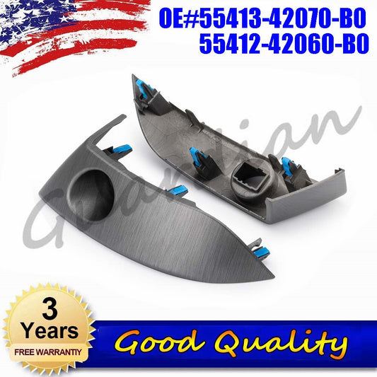 2-piece dashboard center instrument panel trim cover 55413-42070/55412-42060-B0 for Toyota