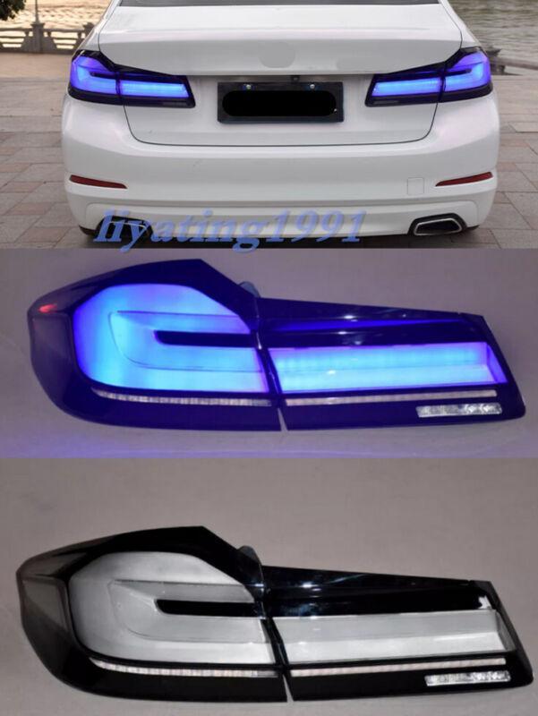 Dynamic signal for smoked LED taillights/rear lights on for BMW 5 Series G30/G38 2018 - 2020