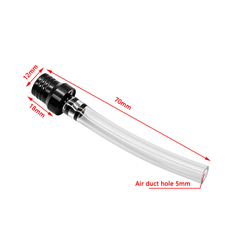 Fuel Gas Tank Cap Air Vent Breather Valve Hose Tube for Dirt Bike ATV Motorcycle