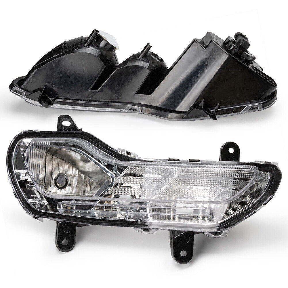 Pair Clear Lens Front Bumper Fog Lights Lamps Fit For 2013-2016 for Ford Escape Kuga