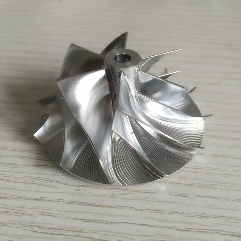 TD04HL 13T 40.61/56.02 mm 49377-04200 6+6 Blade Turbine Billet Compressor Wheel