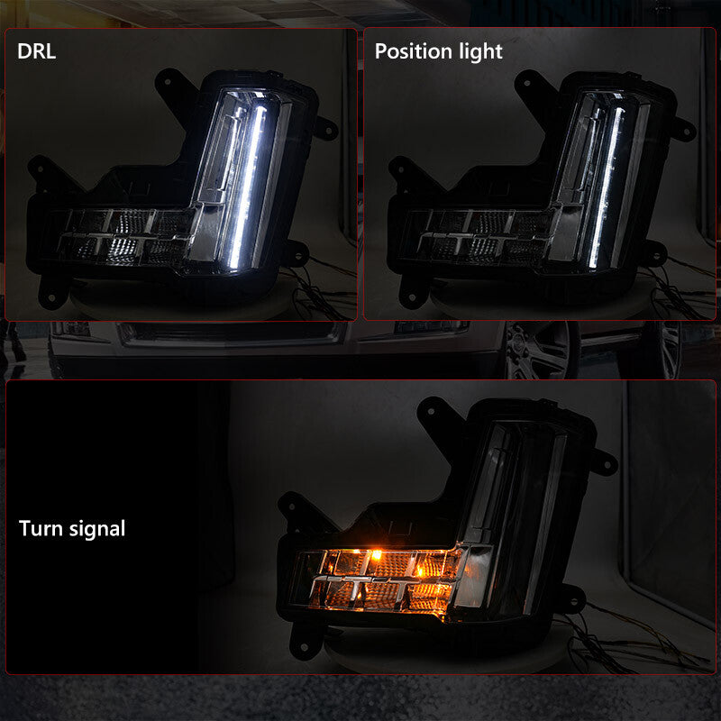 For 2015-2020 for Cadillac for Escalade w/o Crash Brake LED Bumper Fog Light Lamp Driver