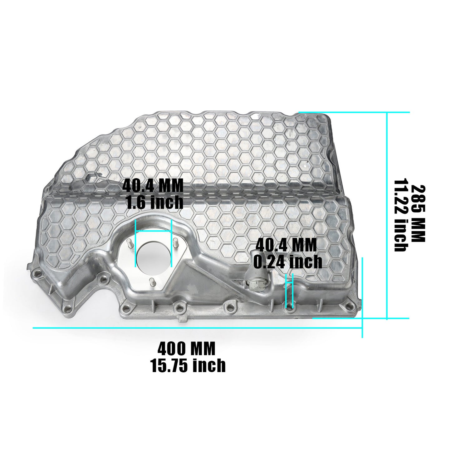 1X Aluminium Lower Engine Oil Pan for VW for Golf GTI for Audi A3 S3 1.8L 2.0L 2015-2018