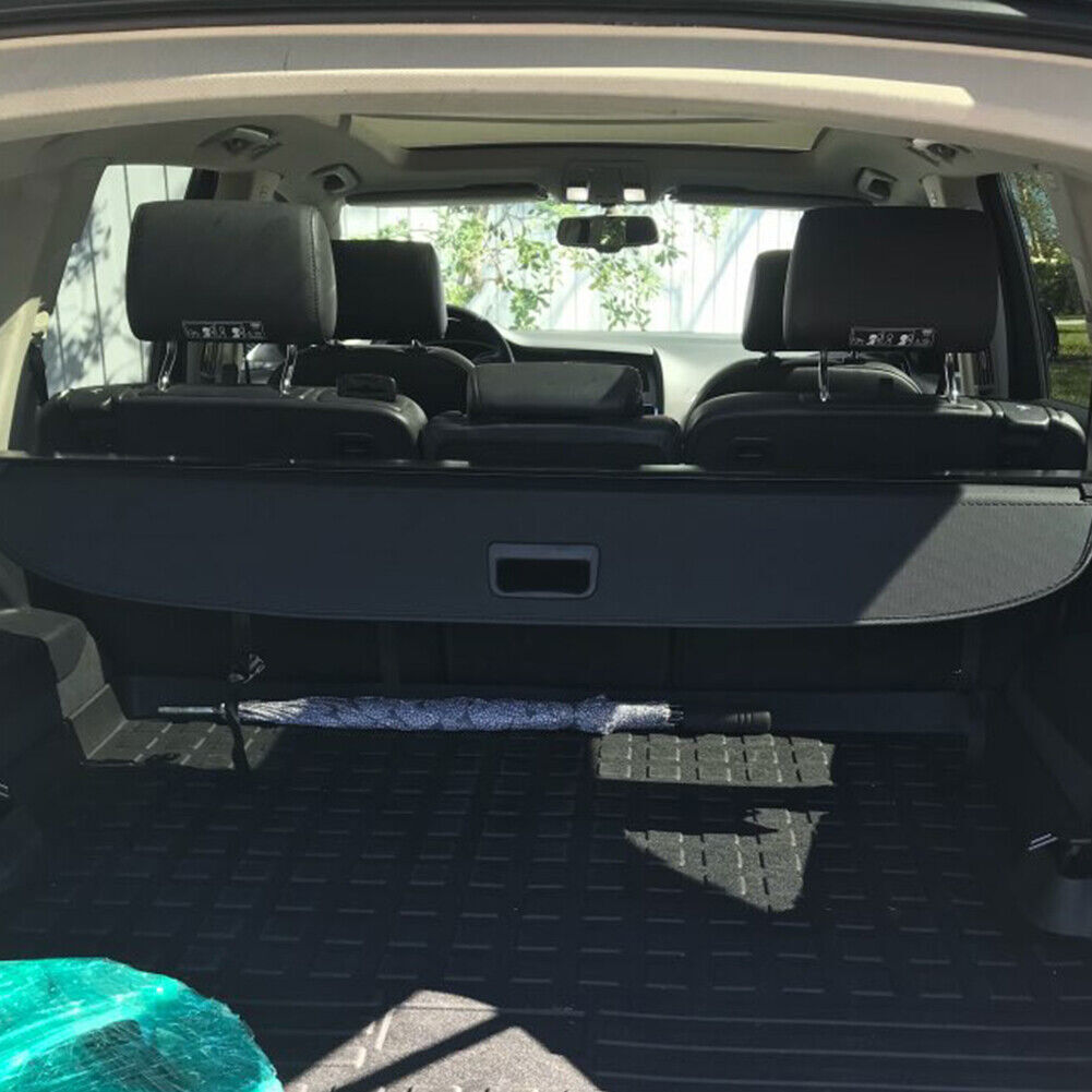 for Audi Q7 2010-2015 black Retractable Trunk Luggage Shade Shield Cargo Cover