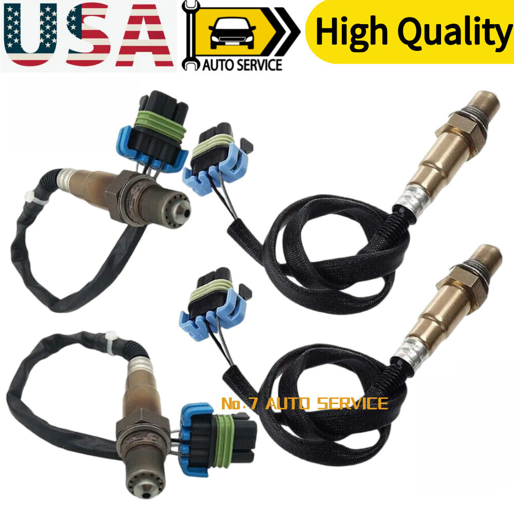 4X Oxygen Sensor for Buick Enclave for Chevrolet Traverse for GMC Acadia 2009-2011 3.6L