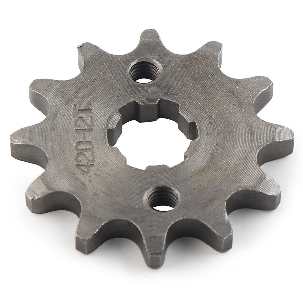 420-12T 17MM Front Chain Sprocket For 50cc 70cc 90cc 110cc 125cc Pit Dirt Bike