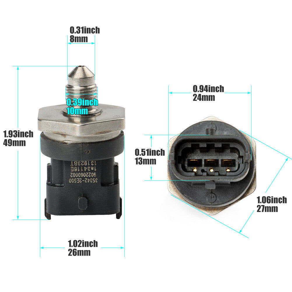 New Fuel Rail Pressure Sensor 0261545074 for Mazda CX-7 2007 2008 2009 2.3L
