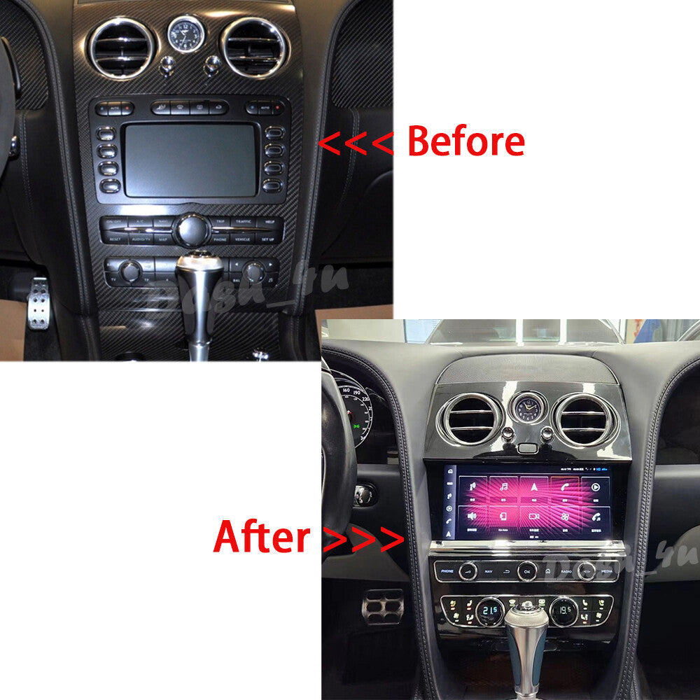 for Bentley GT 2005-2019 Android 13 Car Radio 10.9 Screen GPS Navi