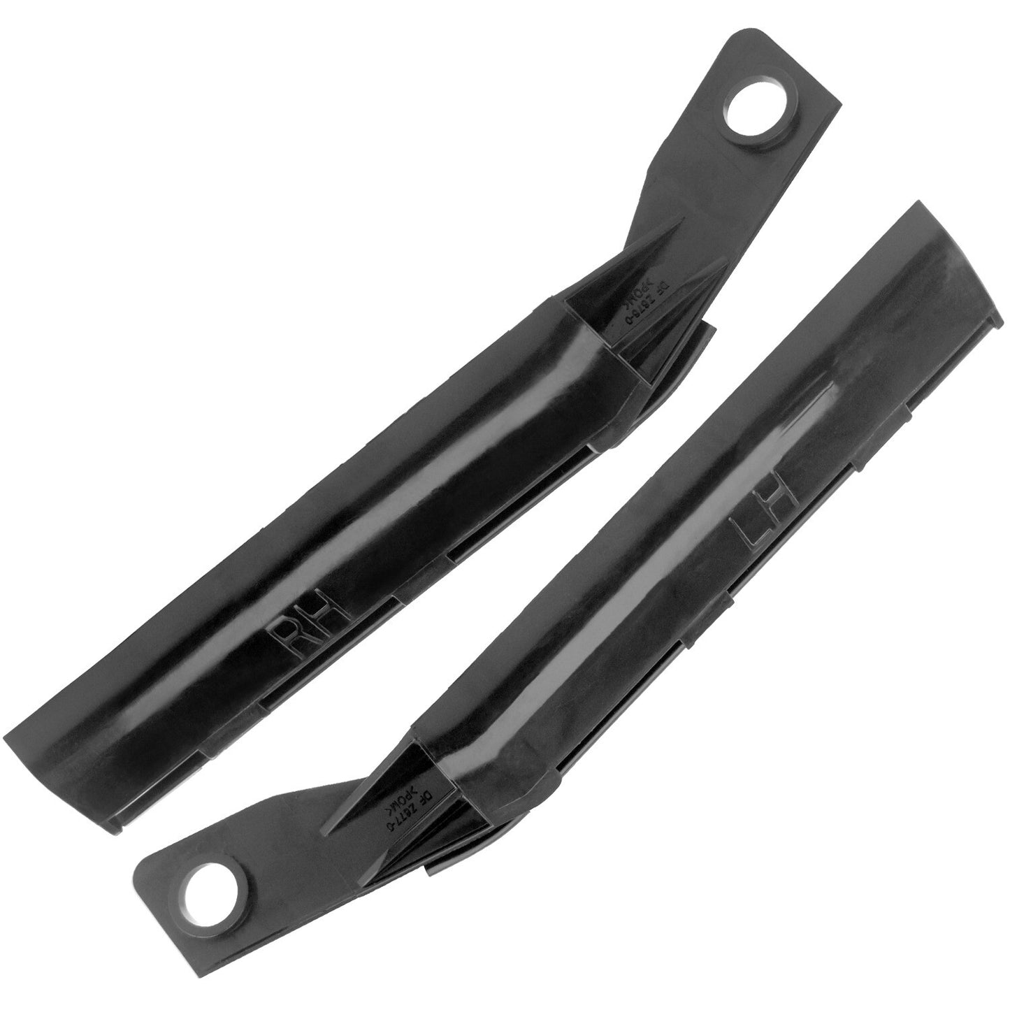 1 Pair for Nissan Tiida Bumper Brackets Retainer Support Holder Front LR Side