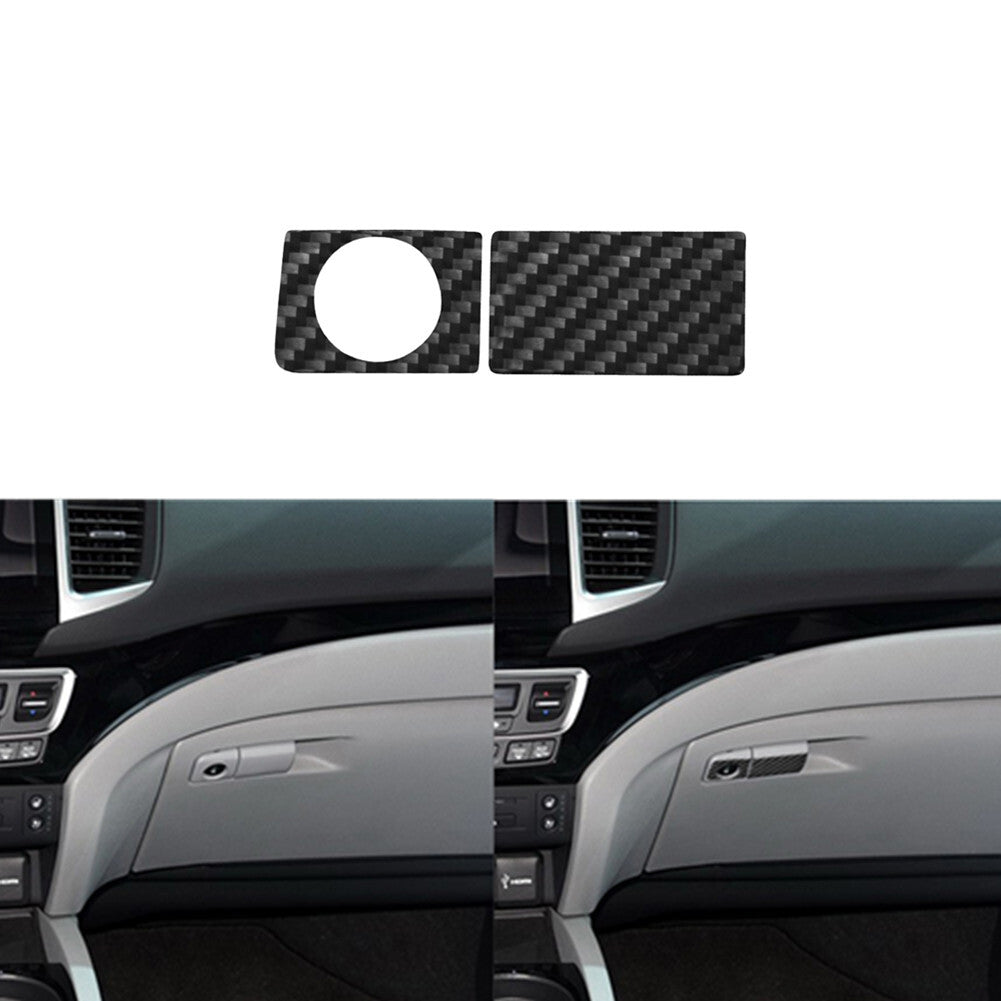 Carbon Fiber Passenger Glove Box Switch Cover Trim for Honda Ridgeline 2017-2020