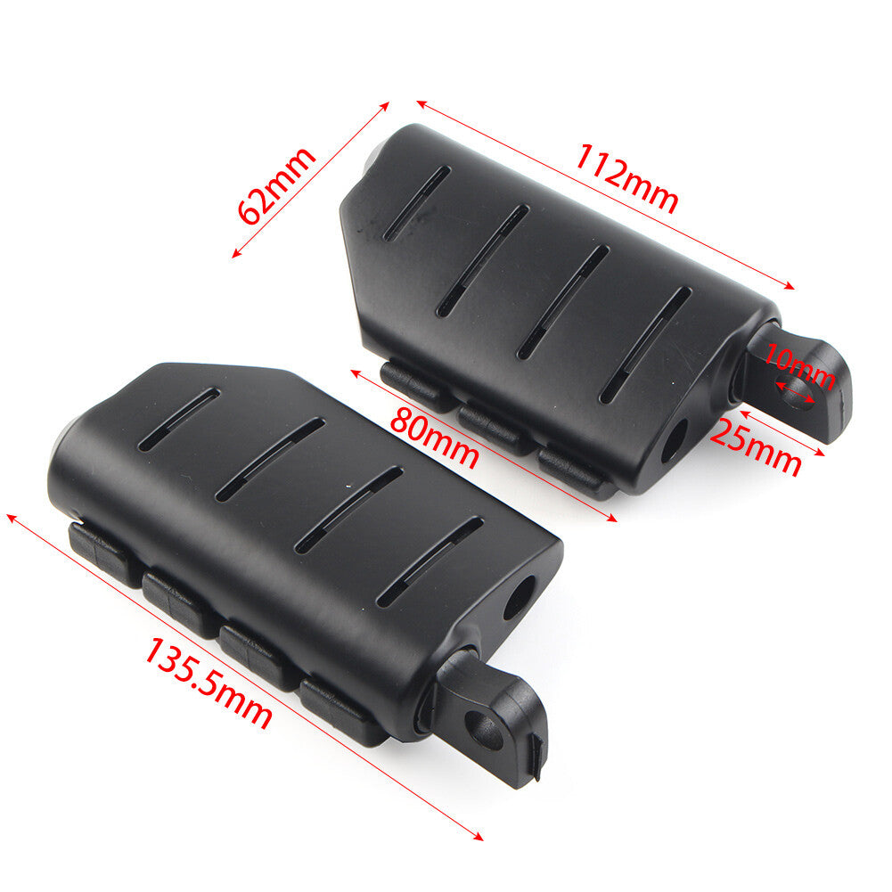 32mm 1.25 Male Foot pegs Footrest Pedal for Harley Iron XL 883 1200 Dyna Black