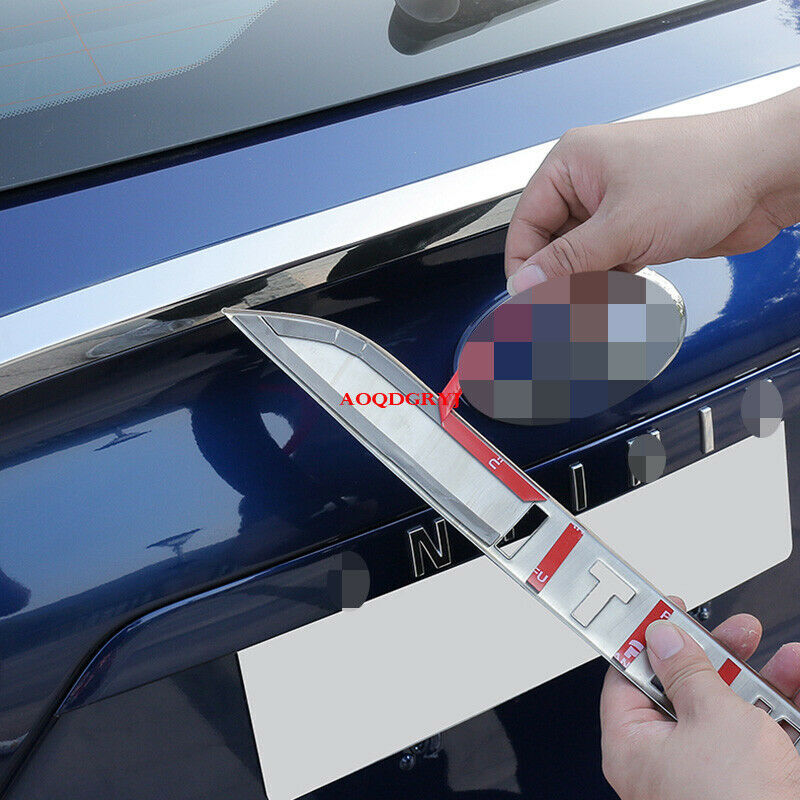 for Infiniti QX50 2019-24 Chrome Tailgate Trunk Hatch Lower Moulding Cover Trim