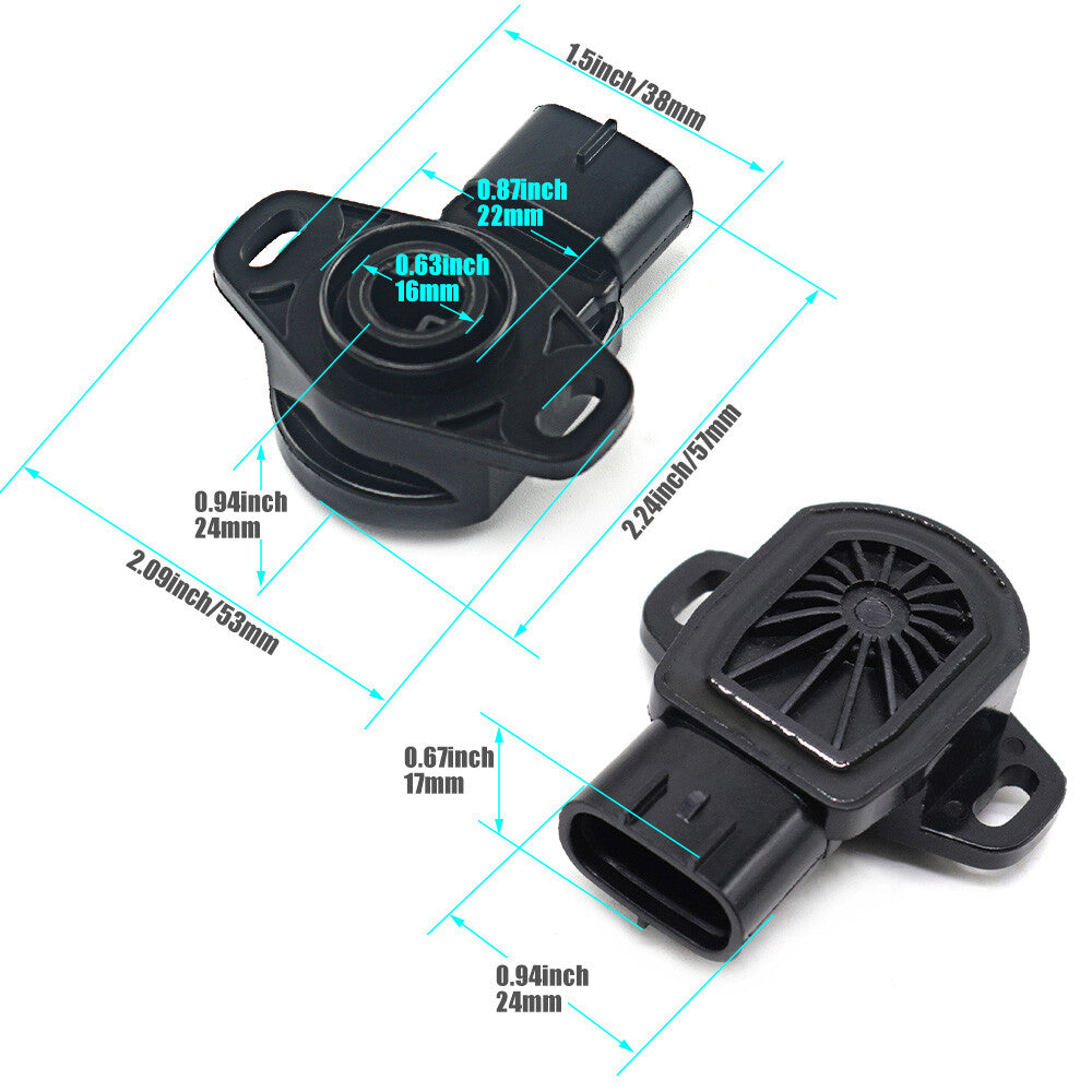 Throttle position sensor 3131705- for Polaris Ranger 500, 800, 570, and RZR 800 models.