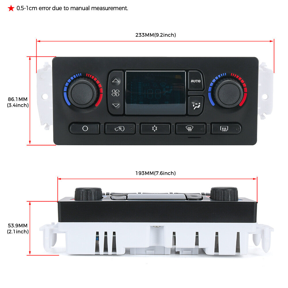 599-015 A/C Heater Climate Control Module Panel Switch for Chevy for GMC Silverado