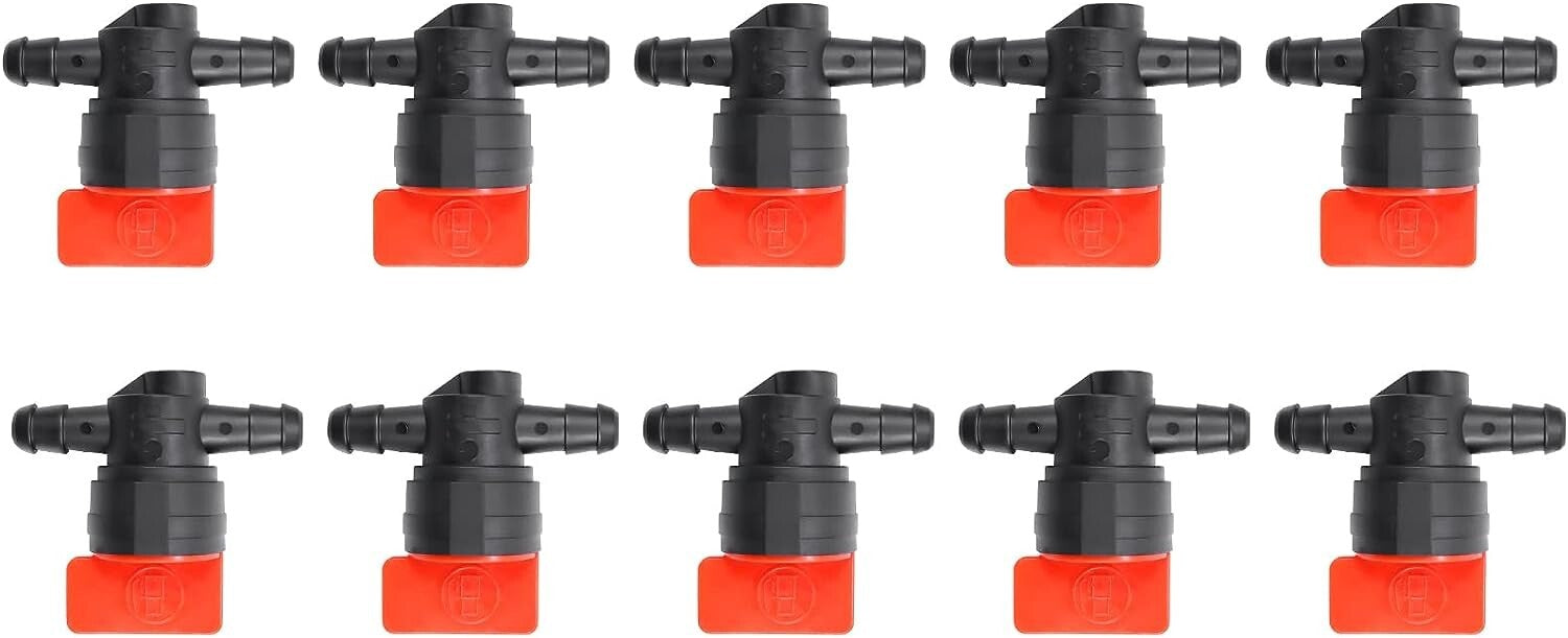 10 PCS 1/4 Gas Fuel Cut Off Valve for Kawasaki AM107340 LA105 LA115 698181